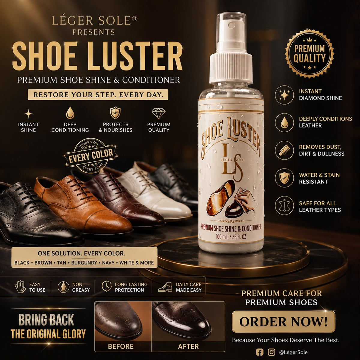 SHOE - LUSTER